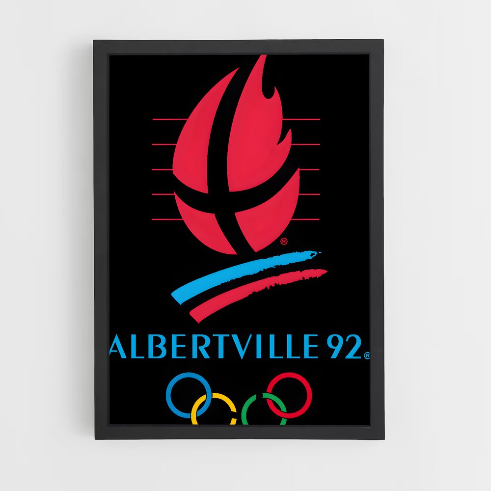 Poster Flocon d'Or – affiche Jeux Olympiques (vue 2)